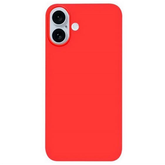 Gigapack Apple iPhone 16 Plus 5G szilikon tok matt piros (GP-160949) (GP-160949)