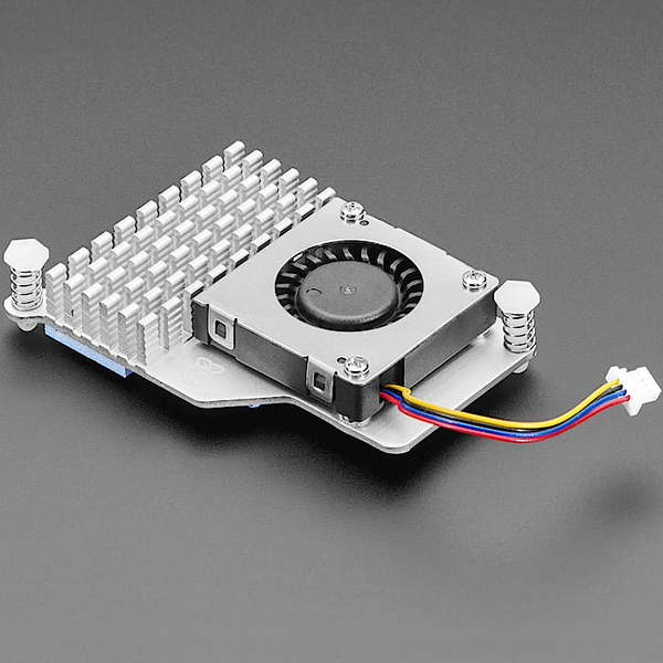 Aktivní chlazení - chladič ventilátor pro Raspberry Pi 5