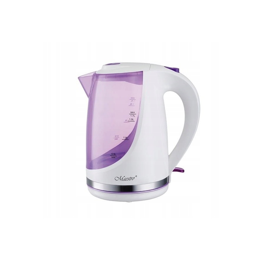 Maestro MR-044-Vízforraló 1.7L 2200 Watt - Lila / Fehér (MR-044-VIOLET)
