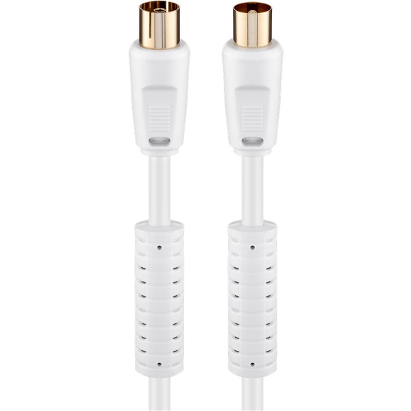 Cablu antena 5.0 m, Coaxial tata - Coaxial mama, Goobay