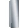 Bosch Serie 6 KGE398IBP хладилник с фризер Свободно стоящ 343 Д B Неръждаема стомана