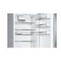Bosch Serie 6 KGE398IBP хладилник с фризер Свободно стоящ 343 Д B Неръждаема стомана
