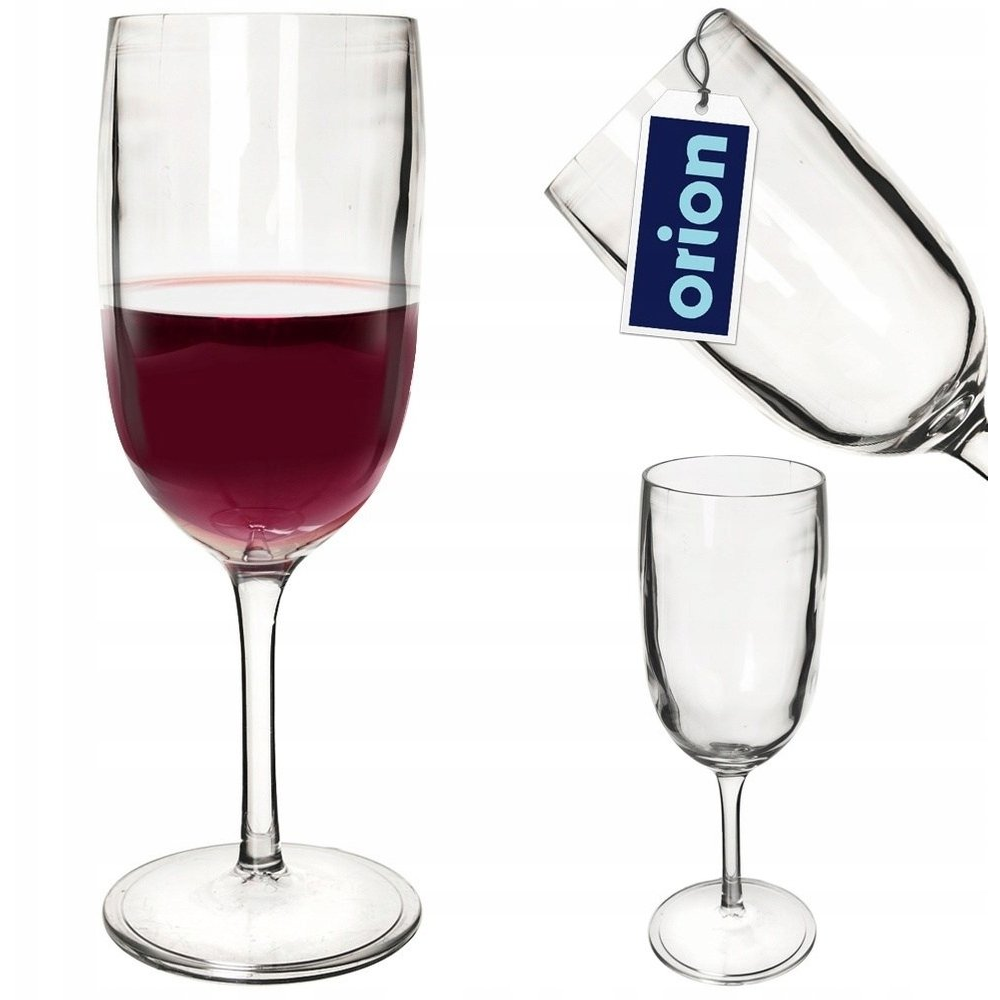 Pohár Orion plastový priehľadný 320 ml na víno a vodu