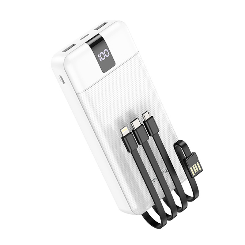 Borofone BJ20A Power Bank 20000mAh - Fehér (AKUM729)