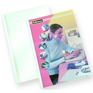 Fellowes Standard A4 10mm hőkötő borító 81-100 laphoz - Fehér (100 db / csomag) (5391401)