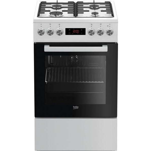 Beko FSE52320DWD tűzhely Szabadonálló tűzhely Elektromos Gáz Fehér