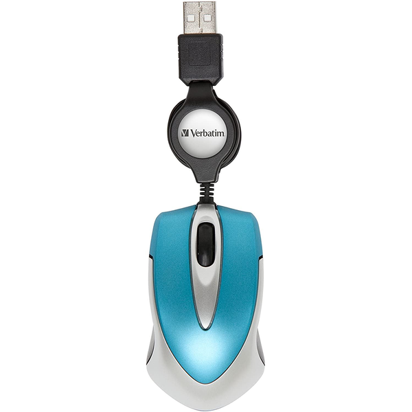 Verbatim Go Mini Optikai Egér USB Kék