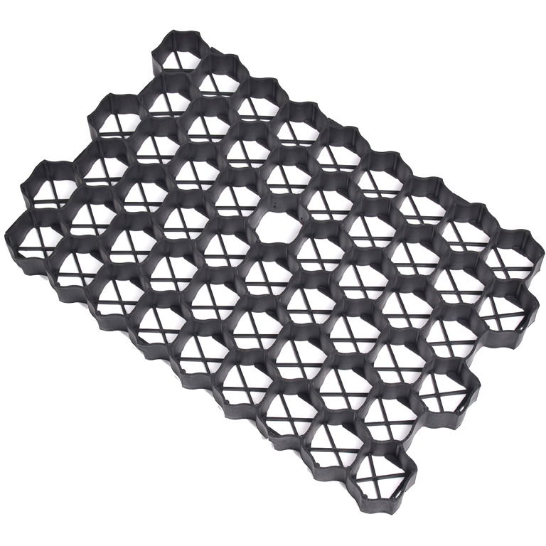 ROJAPLAST WPC 60×40×4 cm kültéri burkolat - gyeprács, fekete (113033)