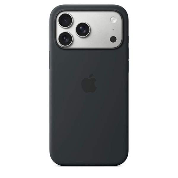 Apple silikonowe etui z MagSafe do iPhone’a 17 Pro Max – czarne