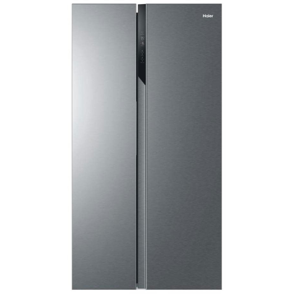 Haier SBS 90 Serie 3 HSR3918ENPG хладилник с фризер с две врати Свободно стоящ 528 Д E Сребърен