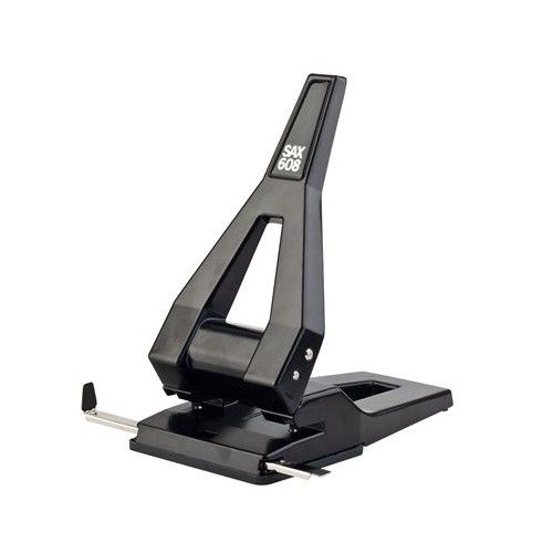 Sax 608 Kétlyukú 65 lap kapacitású lyukasztó - Fekete (7310023002)