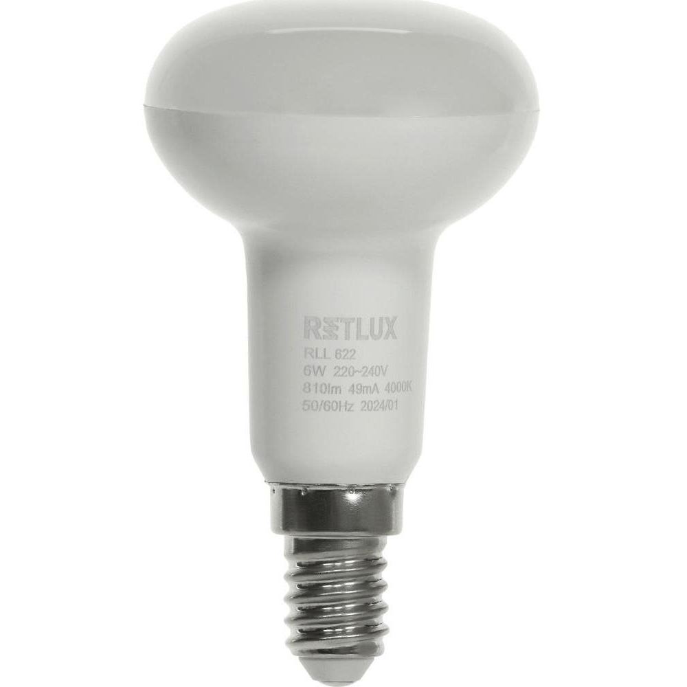 RETFLUX RLL 622 R50 E14 Spot 6W CW D (RLL 622)