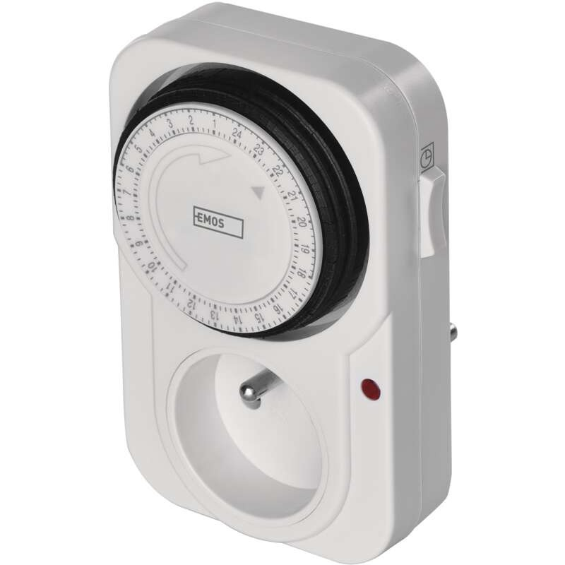 EMOS TS-MD3 P5502 mechanikus időkapcsoló francia aljzattal (1907010010) (emos1907010010)