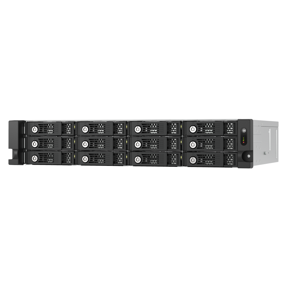 QNAP TL-R1200PES-RP puzdro pre disk HDD/SSD rámček Čierna, Šedá 2.5/3.5