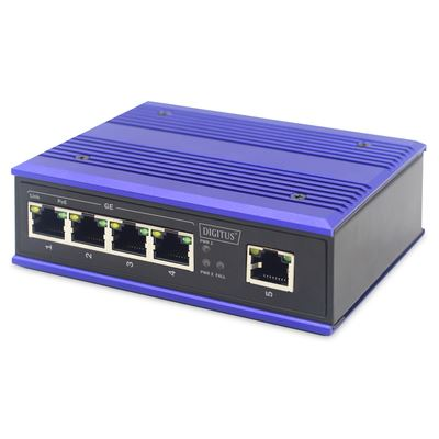 Digitus Industrial 4 portos Gigabit PoE Switch (DN-651120)