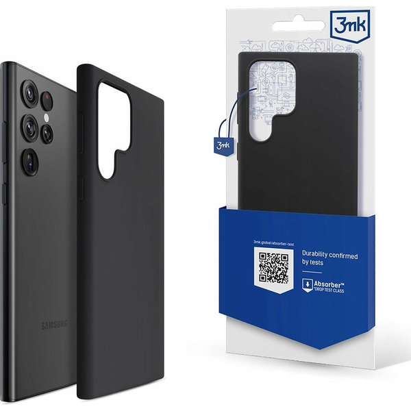 Zadní Kryt 3mk pro Samsung Galaxy S24 Ultra Silicone Case černý