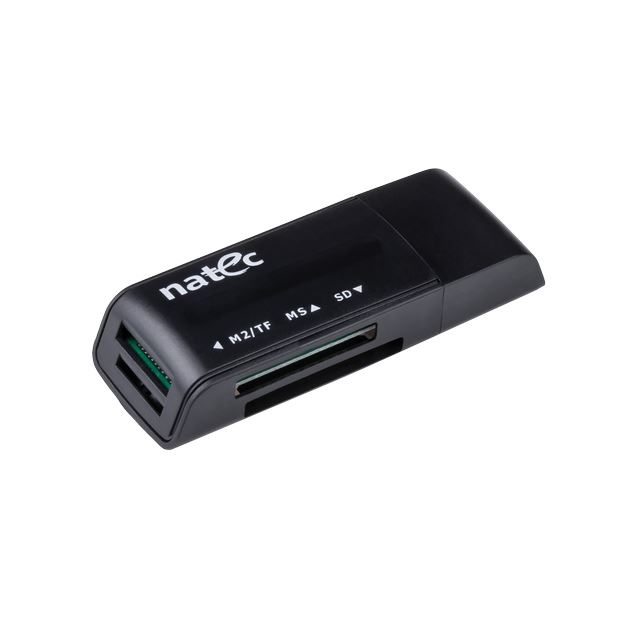 Natec Mini Ant 3 kártyaolvasó USB 2.0 fekete (NCZ-0560) (NCZ-0560)