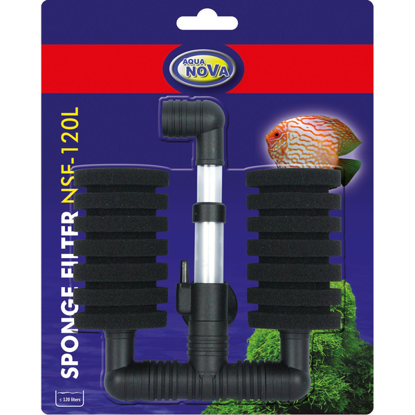 Aqua Nova Bio-Sponge S Tapadókorongos Szivacsszűrő Dupla NSF-120L