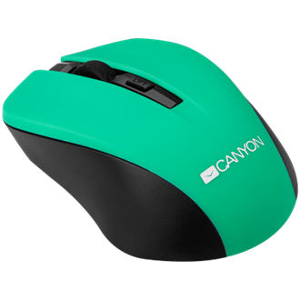 Canyon CNE-CMSW1GR vezeték nélküli optikai egér, zöld, 1200 DPI
