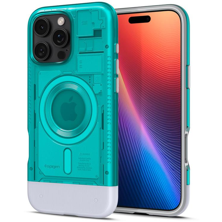 Spigen Classic C1 MagSaf Bondi Blue iPhone 16 Pro Max tok (ACS08019)