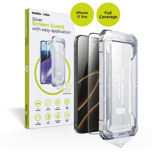 Mobile Origin Screen Guard with easy application, iPhone 17 Pro