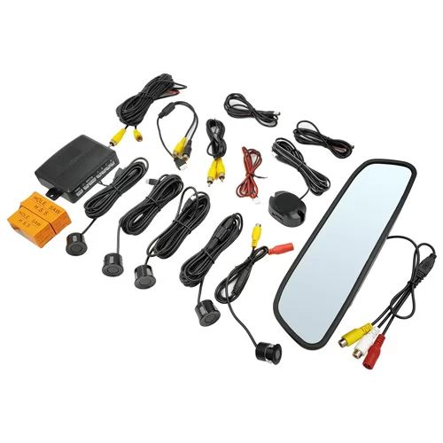 Tolatókamera szett (4 db szenzor+kamera+visszapillantós TFT-LCD monitor (96PS1018)