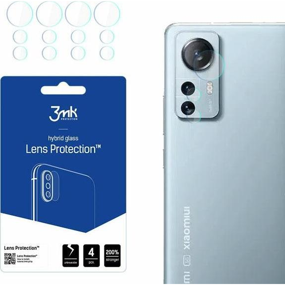 Hybridní Sklo 3MK pro Xiaomi 12 Lite, 4 ks