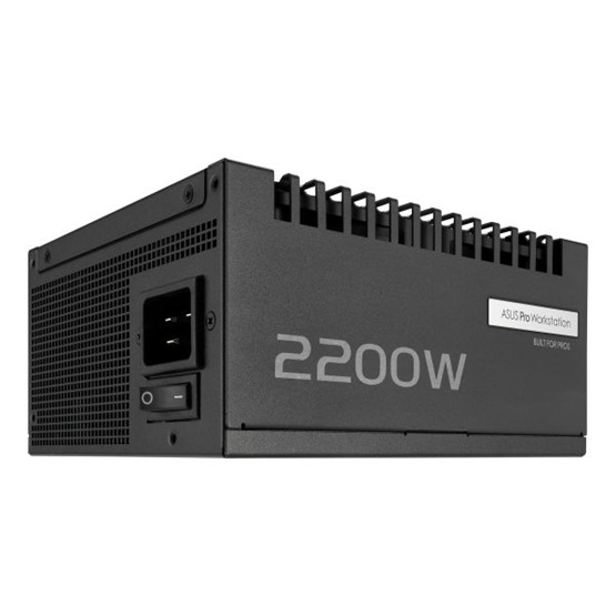 ASUS Pro WS 2200W Platinum enhed til strømforsyning 20+4 pin ATX ATX Sort
