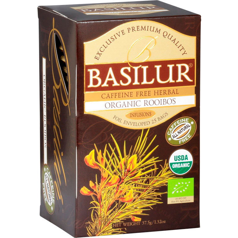 BASILUR BIO Or ganic Rooibos, csomagol, 25×1,5 g (4792252931428)