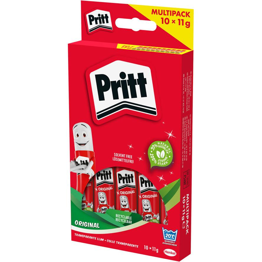 Pritt Klebestift Multipack 10 ST x 11g , 9H PS4BF (9H PS4BF) (9H PS4BF)