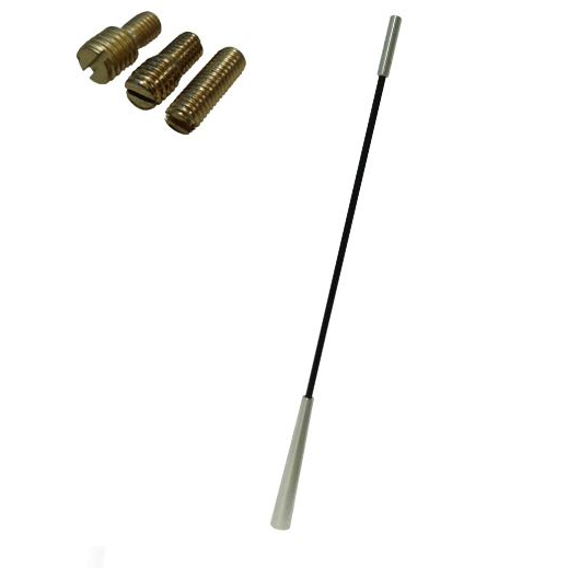Homasita Autó antenna alumínium , 30cm, O 5-6-7mm (83KS72722A) (83KS72722A)