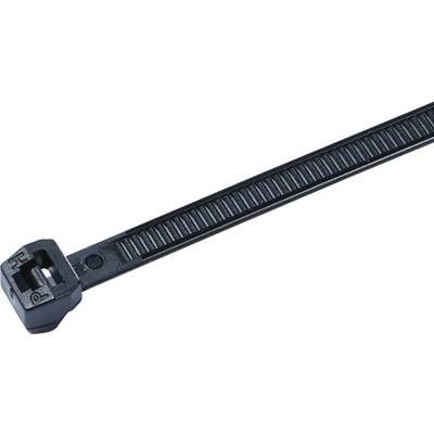 Hőstabilizált kábelkötegelő készlet, 145 x 3,4 mm, fekete, 100 db, HellermannTyton 118-04800 T30ROS-HS-BK-C1 (118-04800)