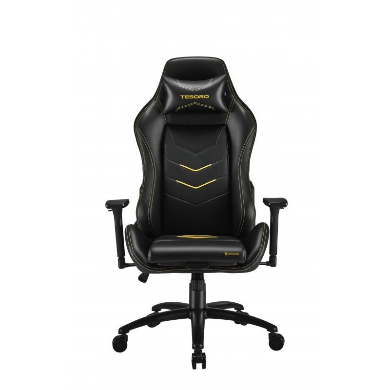 Tesoro Alphaeon S3 Gamer Szék Fekete-Sárga TS-F720 (YE) (TS-F720 (YE))