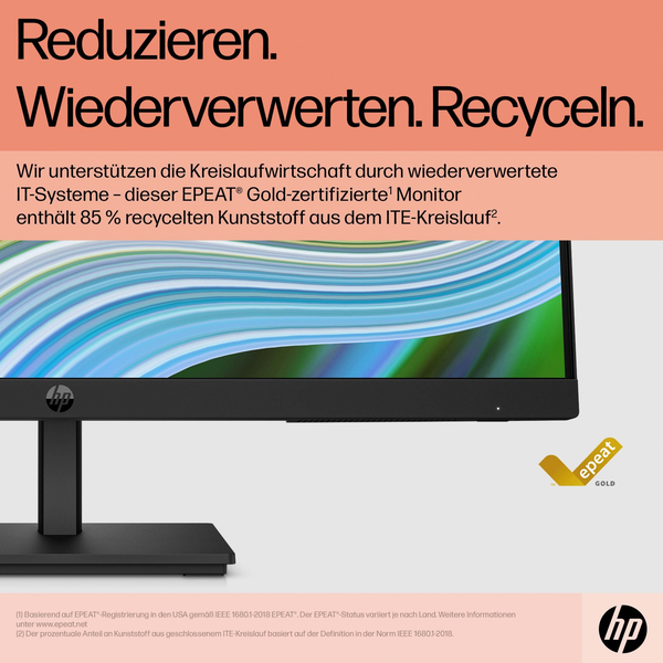HP P24 G5 компютърен монитор 60,5 см (23.8") 1920 x 1080 пиксела Full HD LCD Черен