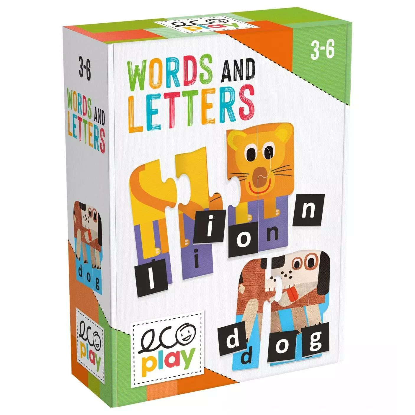 Headu Szavak és betűk állatos kirakó - angol nyelvű (EN51203)