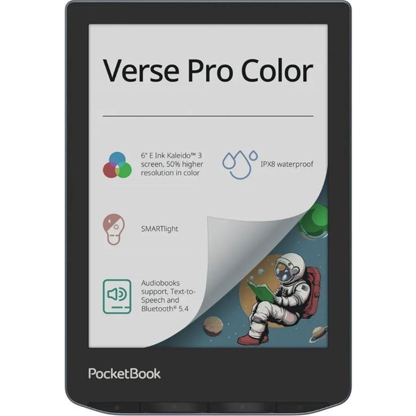 PocketBook Verse Pro Color 6" + черна калъфка