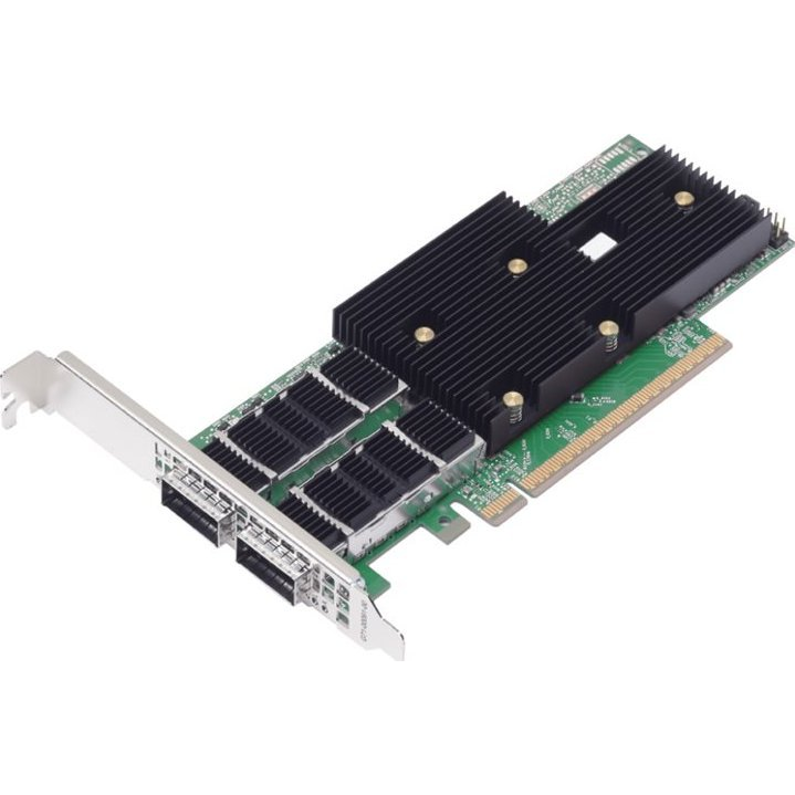 BC 200 GbE 2-port QSFP112 Server Adapter NetXtreme P2200G (2x QSFP112) bulk PCIe 5.0 x16 (BCM957608-P2200GQF00)