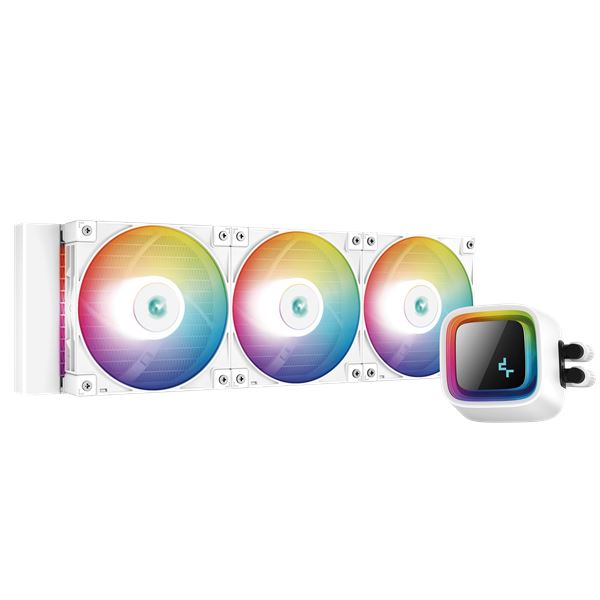 DeepCool LS720 WH Processor Alles-in-één vloeistofkoeler 12 cm Wit 1 stuk(s)