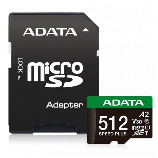 ADATA Speed Plus 512 GB MicroSDXC Classe 10