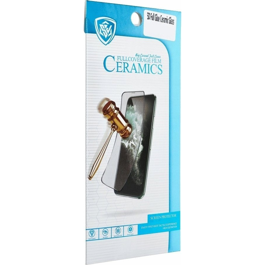 Xiaomi 12/12X Full Glue Ceramic hajlított tempered glass kijelzővédő üvegfólia, fekete ( )