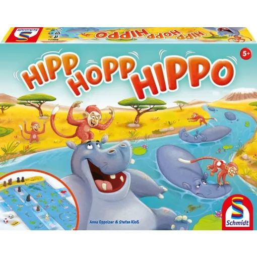 Schmidt Hipp-Hopp-Hippo társasjáték (19180794) (Schmidt19180794)