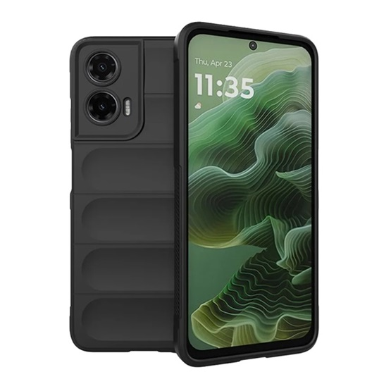 GIGAPACK szilikon tok 3d minta motorola moto g35 5g fekete