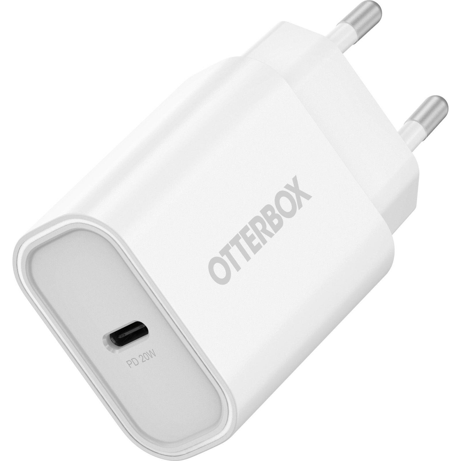 OB STANDARD EU WALL CHARGER 20W - 1X USB-C 20W USB-PD WHITE (78-81340)