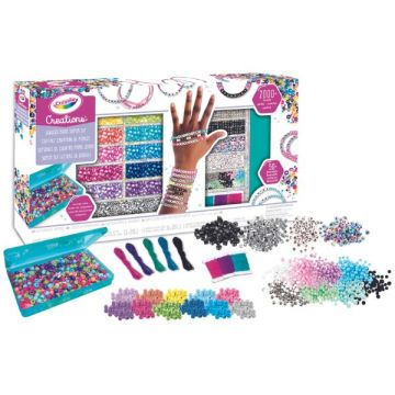Crayola Creations: Gyöngyfűző szett 2000 db gyönggyel (04-2922) (04-2922)