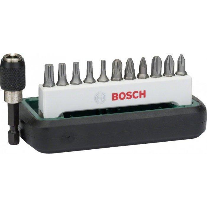 Bosch 2608255993 12 részes Standard csavarozóbit-készlet, vegyes (PH, PZ, T) PH1, PH2, PH3, PZ1, PZ2, PZ3, T10, T15, T20, T25, T30, mágneses univerzál (B 2608255993)