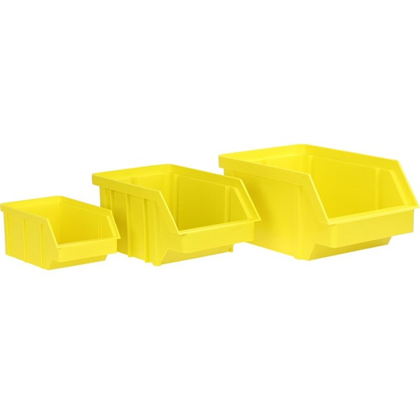 Stalflex BIN-M-Y sárga színű közepes méretű tárolódoboz (BIN-M-Y)