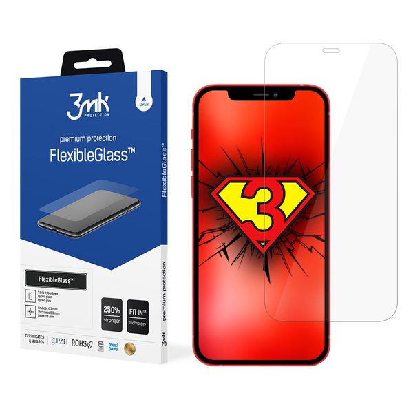 3MK FlexibleGlass Apple iPhone 12 Mini Edzett üveg kijelzővédő