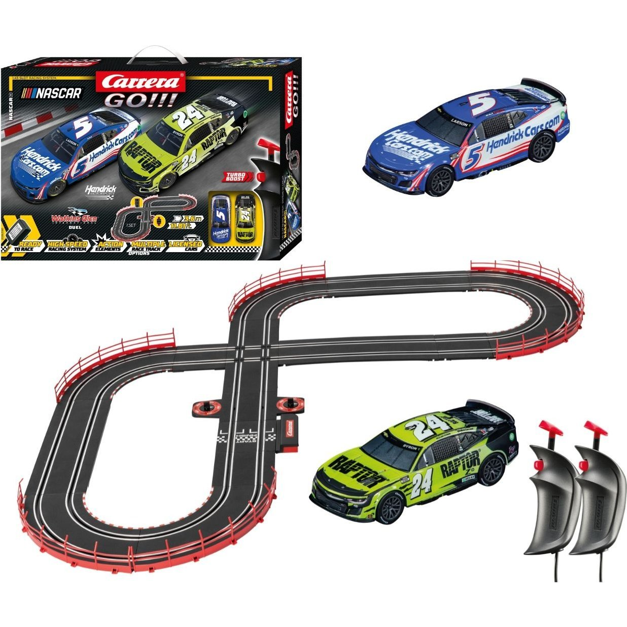 Carrera GO!!! Nascar 3.6 62583 autópálya (5949-PMI)