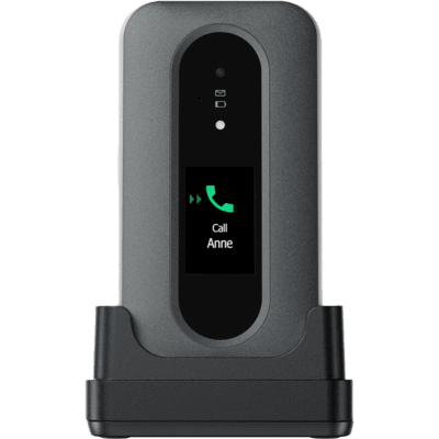 Doro Leva L30 grafitszürke-fehér senior mobiltelefon (380590)