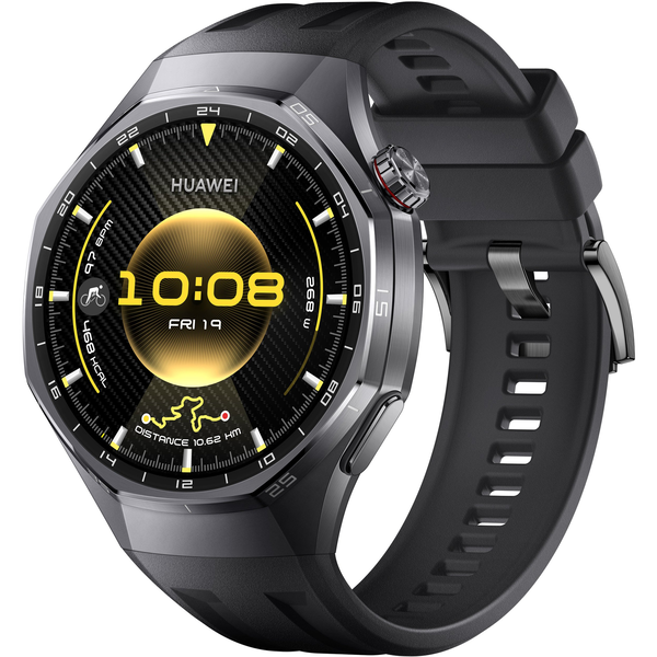 Huawei WATCH GT6 PRO 3,73 cm (1.47") AMOLED 46 mm Digital 466 x 466 pixel Berøringsskærm Sort GPS (satellit)